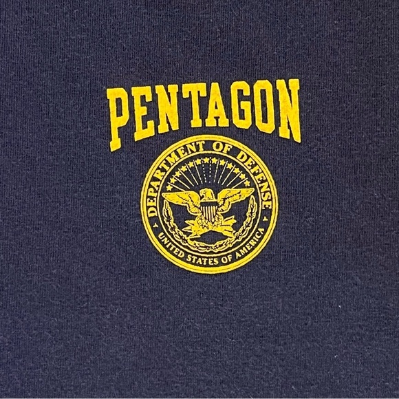 Vintage 90’s GEAR FOR SPORTS Pentagon Men’s T Shirt Sz Med Blue Short Sleeve - Picture 2 of 6